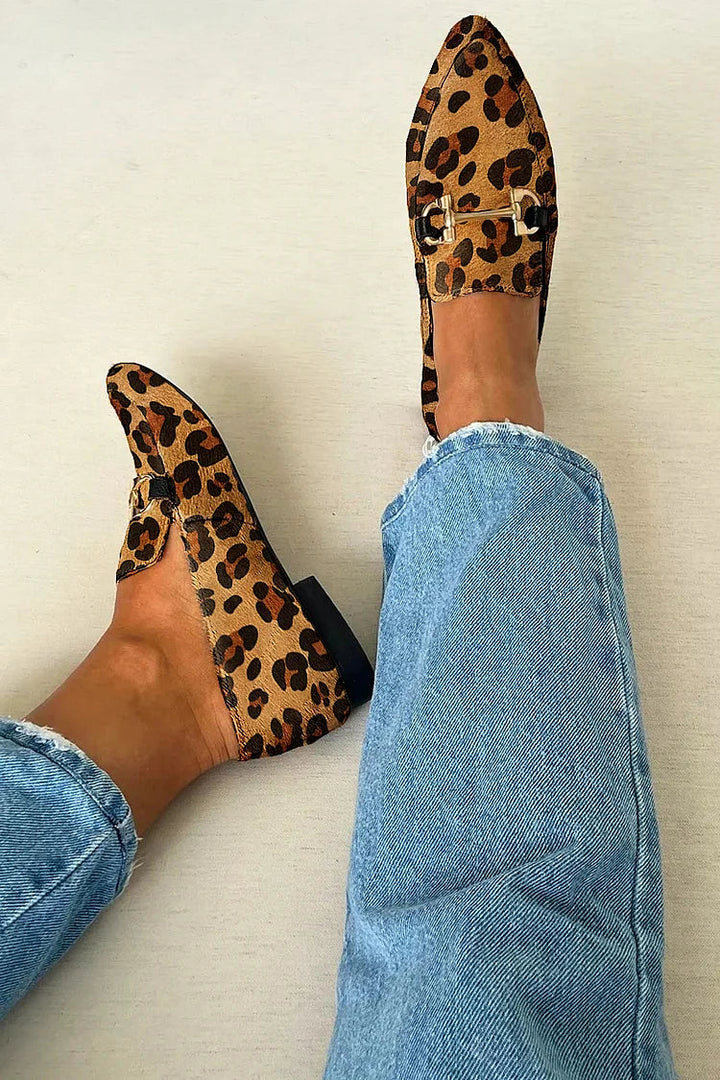 Gia™ | Stylish Leopard Moccasins