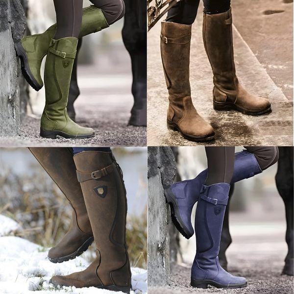 GABOR | Waterproof Leather Riding Boots