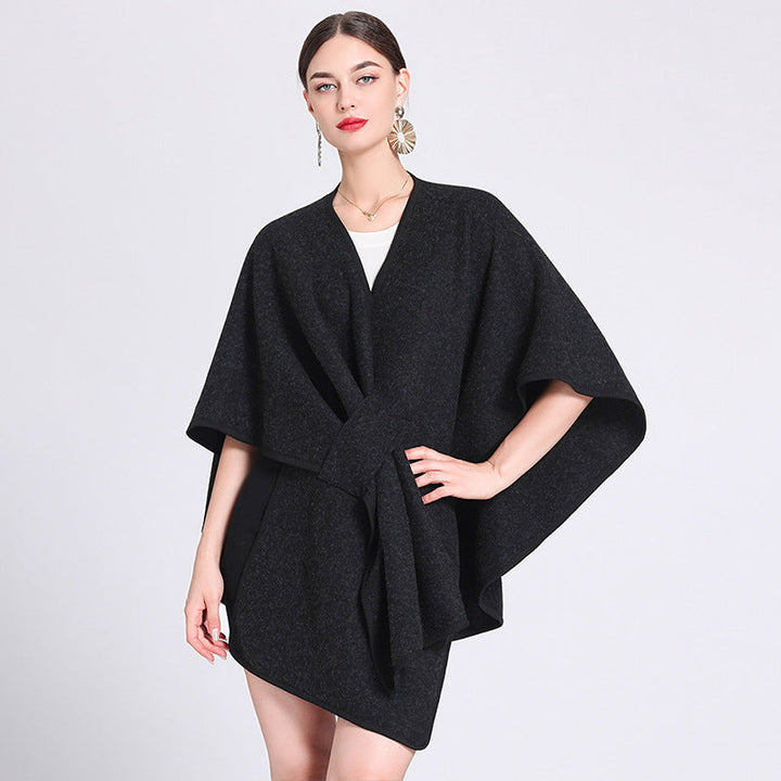 Marina™ | Caped Fleece Shawl — Final Edit