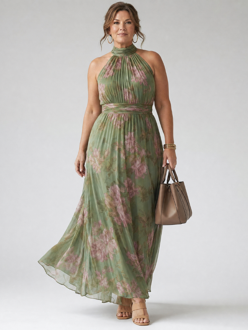 Amélie™ | Floral Evening Maxi Dress