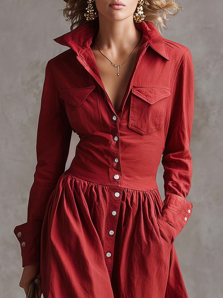 Charlotte | Elegant Classic Shirt Dress