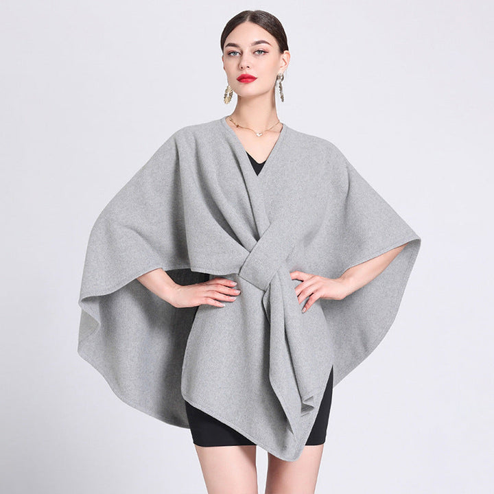 Marina™ | Caped Fleece Shawl — Final Edit
