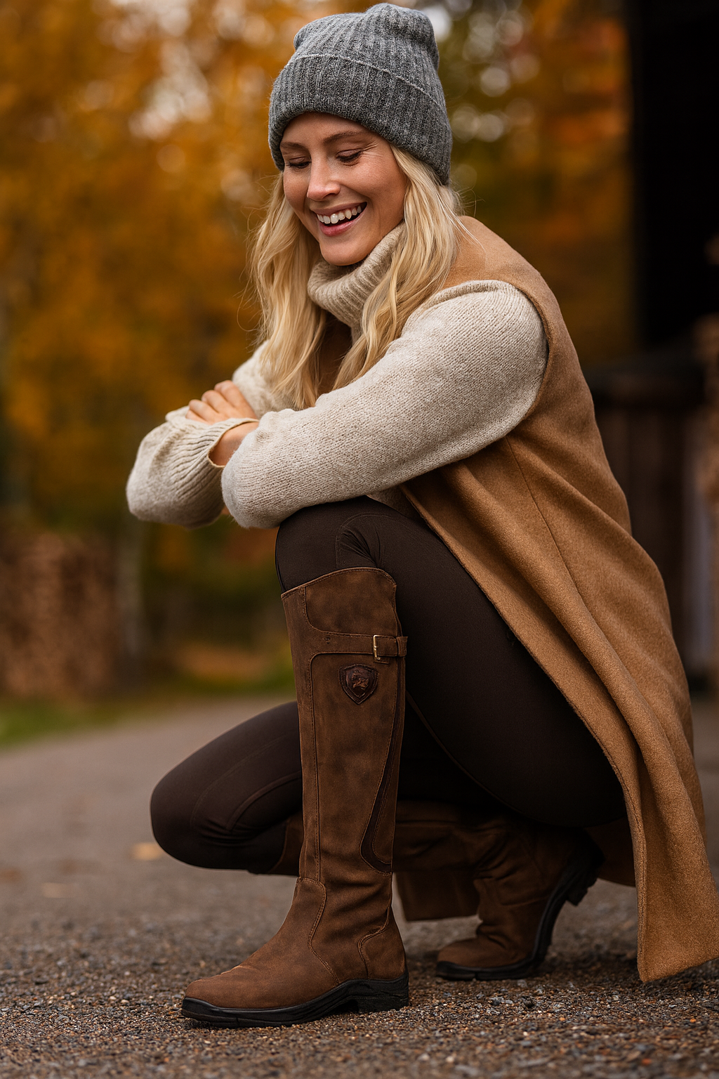 GABOR | Waterproof Leather Riding Boots