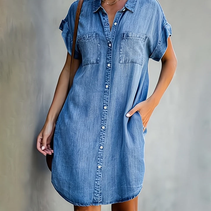 Saylor™ Button-Down Shirt Dress