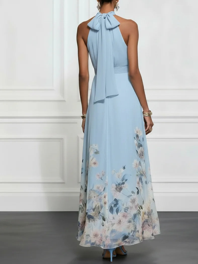 Celeste™ | Floral Halter Dress
