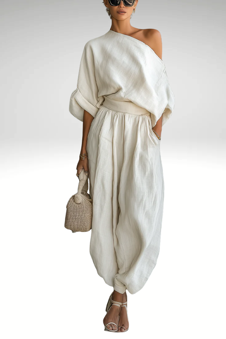 Ariadna™ | Two-Piece Set with Off-the-Shoulder Design