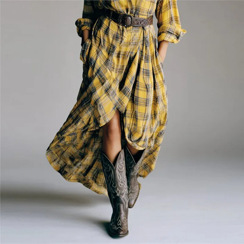 Grace | Classic Elegant Shirt Dress With Belt