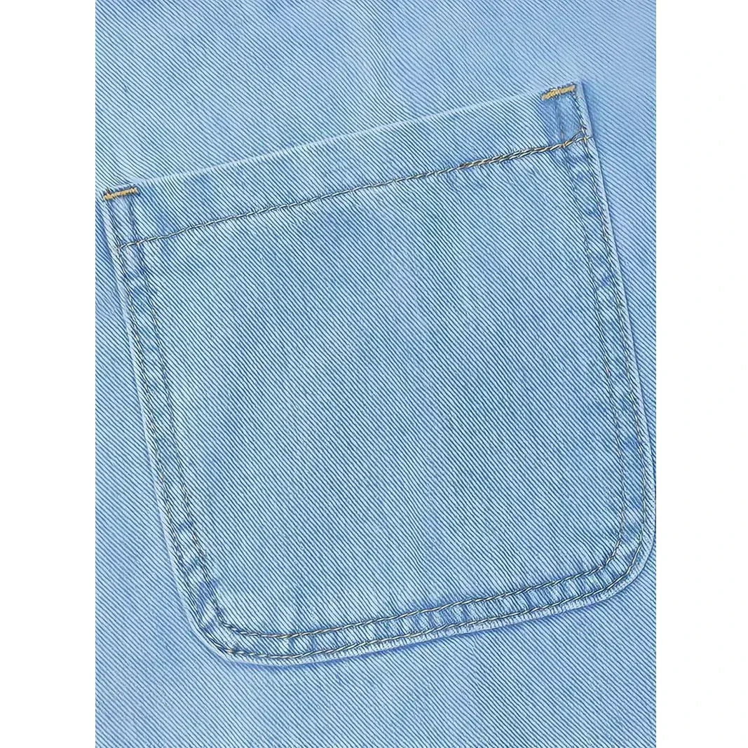 Saylor™ Relaxed Denim-Look Dress