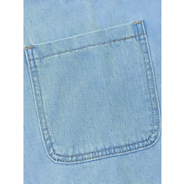 Saylor™ Relaxed Denim-Look Dress