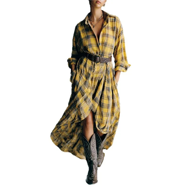 Grace | Classic Elegant Shirt Dress With Belt