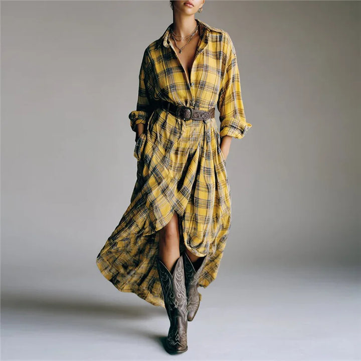 Grace | Classic Elegant Shirt Dress With Belt