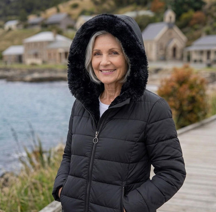 Olivia™ | Quilted A-Line Winter Coat