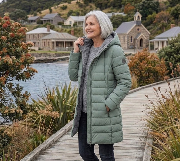 Olivia™ | Quilted A-Line Winter Coat