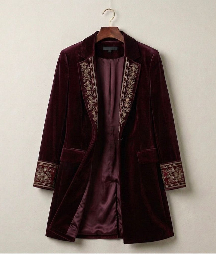 Elise™ | Velvet Statement Blazer — Final Edit