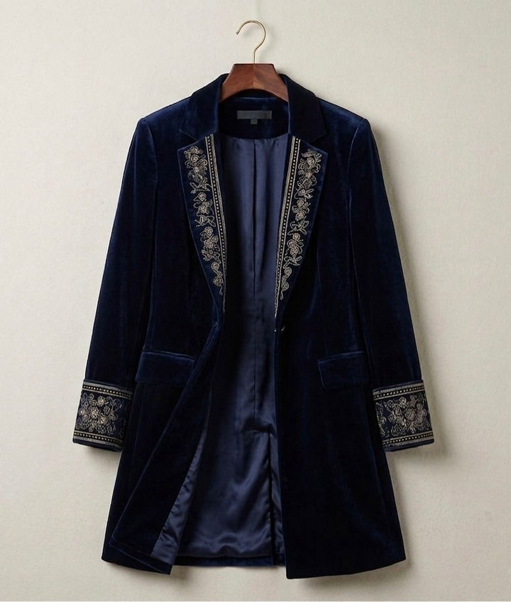 Elise™ | Velvet Statement Blazer — Final Edit