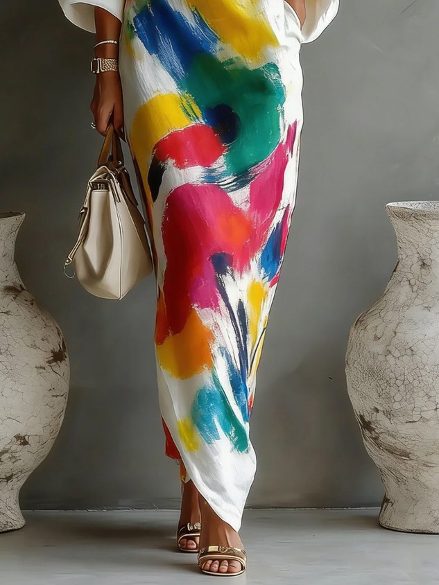 Amara™ | One-Shoulder Maxi Dress